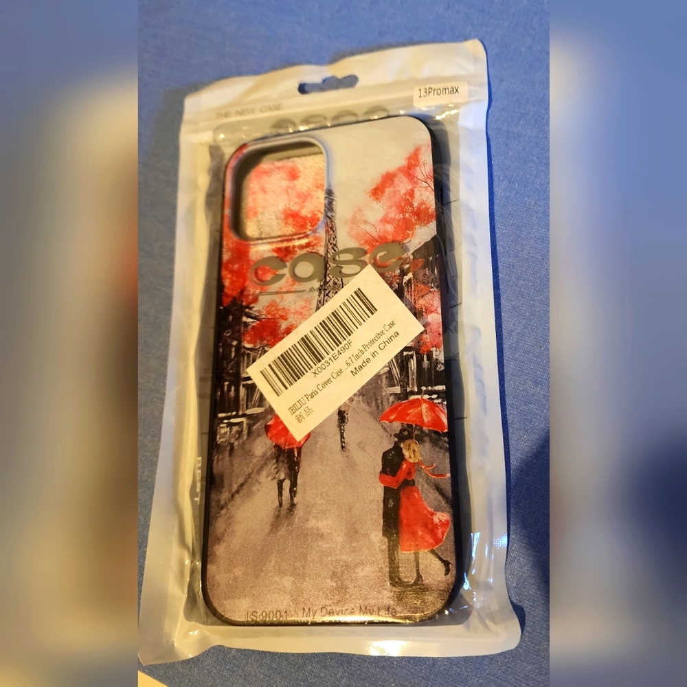 IPhone 13 Pro Max case Paris themed NWOT